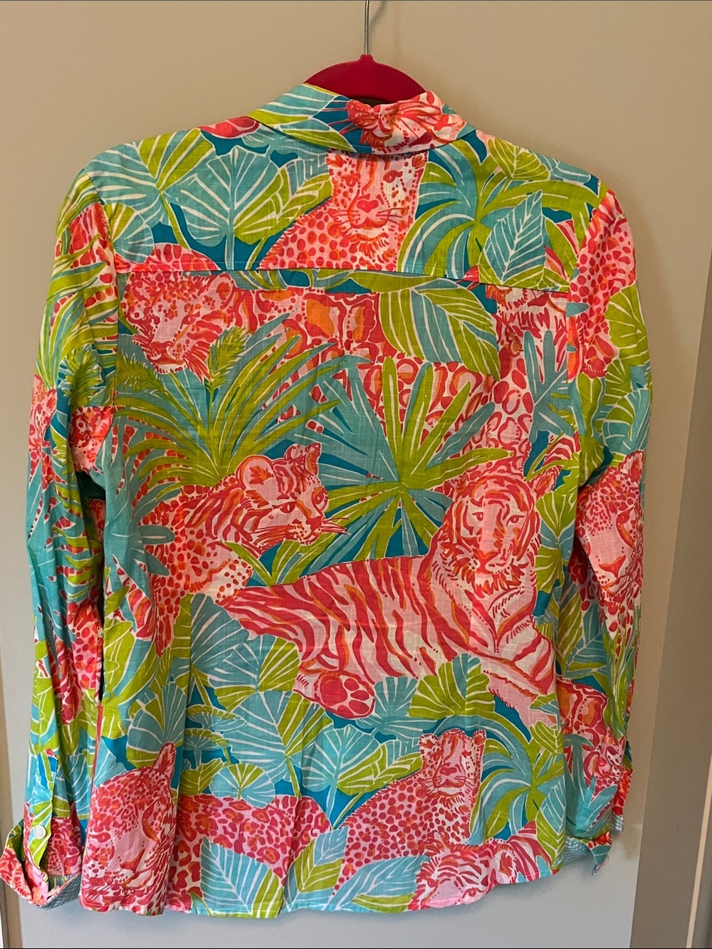 Lily Pulitzer Lovers Coral blouse - Picture 4 of 9